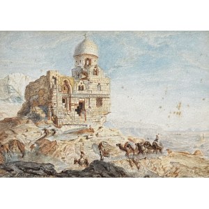 Stanislaw CHLEBOWSKI (1835-1884), Middle Eastern landscape with ruins