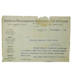 O.K. Military Cooperative Association. VIII. Poznan, January 18, 1924, [BS].