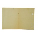 CERTIFIKÁT Nemocniční centrum Zamosc 19.X.1939. Velitelství polní nemocnice, [BS].