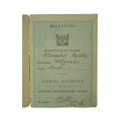Personalausweis der Zweiten Republik Polen mit Foto, Lutsk - Wolhynien, 1927
