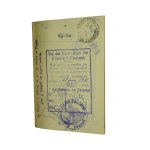 Paszport II RP ze zdjęciem, liczne wpisy i wizy, 1931r., stan bardzo dobry