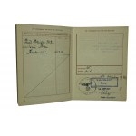 Arbeitsbuch nr. 460/85609 pro Poláka zaměstnaného u firmy Paul Pfliicht Fuhrhalterei u. Speditionshaus [dopravní a spediční společnost] v Poznani