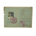Personalausweis II RP , mit Foto, für eine Frau, Luniniec - Polesie, 1924.