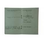 Militarpass / książeczka wojskowa dla Polaka I WŚ, 7 Kompania Armii, 28 Batalion, 1917r.,