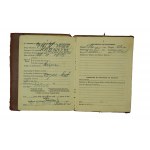 Soldier's service and pay book / Książeczka wojskowa i książka żołdu dla polskiego żołnierza wydana 30.7.1945r.