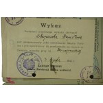 KENNKARTE / Karta rozpoznawcza, wystawiona 23.X1942r., dla kobiety [rocznik 1904], ze zdjęciem, Warszawa, dołączony, wydany w 1945 roku wykaz mieszkańca miasta Torunia