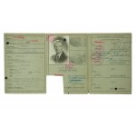 KENNKARTE / Anerkennungskarte, ausgestellt am 24.10.1942, für einen Mann [geboren 1897], Arzt, mit Foto, Warschau