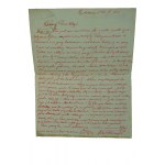 Feldpost - Kartenbrief korespondencja w języku polskim, datowana 30/31.10.1918r. Częstochowa [Czenstochau]