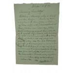 Feldpostbrief-Korrespondenz in polnischer Sprache, datiert 22/23.IX. 1918r. Sodow