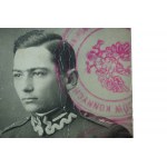[7 PSK] Second Lieutenant, 7th Regiment of Mounted Riflemen , Foto vom Personalausweis, Fragment eines Regimentsstempels sichtbar