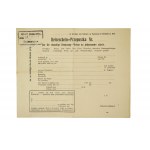 PRZEPUSTKA nr 1085 na przejazd z Kalisza do Skalmierzyc, Komisarz Rządu Polskiego 20.12.1918r.
