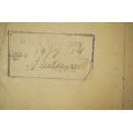 PRZEPUSTKA nr 98522 na przejazd z Ostrowa do Kalisza i z powrotem I baon 2 pułku strzelców wielkopolskich 23.4.1919r.