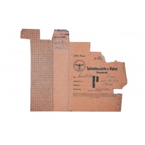 Spinnstoffkarte für Polen (Frauenkarte) / Oděvní průkaz pro ženy platný do 30.VI.1944.