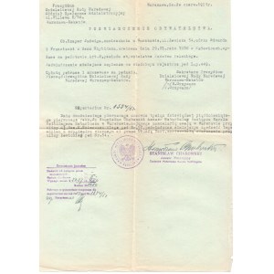 Ada Sari Dokument z 1951 r. - Poświadczenie obywatelstwa ODPIS