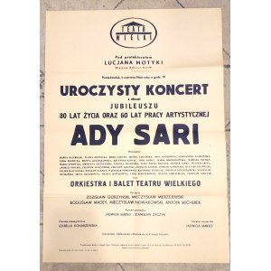 Ada Sari - Afisze Teatralne , Koncertowe, Operowe / 9 szt.