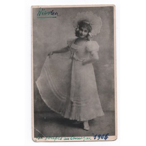Ada Sari - Fotografia z podpisem / 1906 r.
