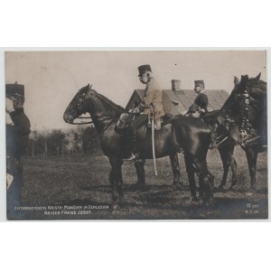 Pocztówka - Kaiser Franz Joseph I. Kaisermanover in Schlesien