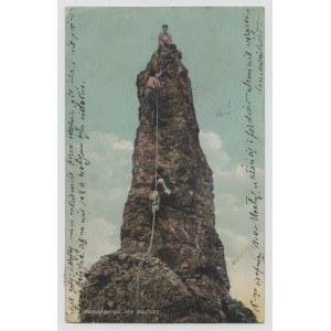 Postcard - Zakopane Ascent to the summit 1910.