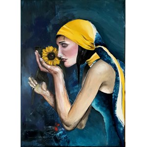 Dominika DARMOROS, Mädchen mit Sonnenblume