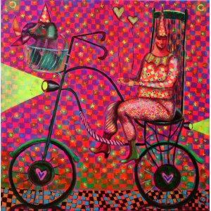 Emilia WASZAK, The Cyclist and the Doggie