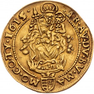 Matthias II., 1 Dukat 1615, KB, Kremnitz