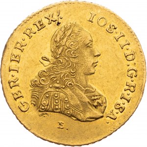 Joseph II., 2 Dukats 1776, E, Karlsburg