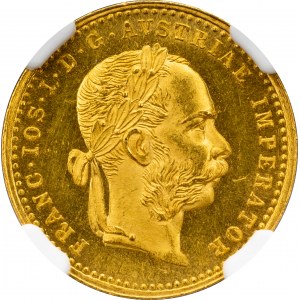 Franz Joseph I., 1 Dukat 1880, Vienna