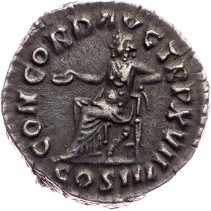 Marcus Aurelius, Denar 161-180, CONCORD AVG TR P XVII / COS III