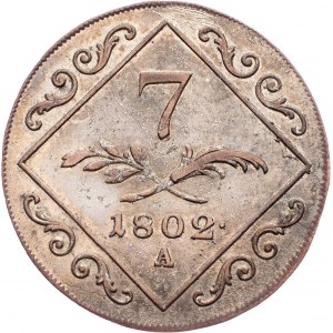 Franz I. (II.), 7 Kreuzer 1802, A