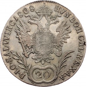 Franz I. (II.), 20 Kreuzer 1808, C