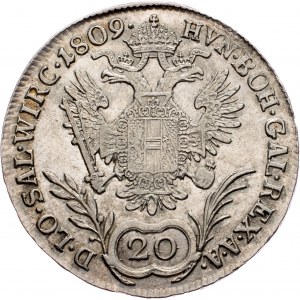 Franz I. (II.), 20 Kreuzer 1809, A