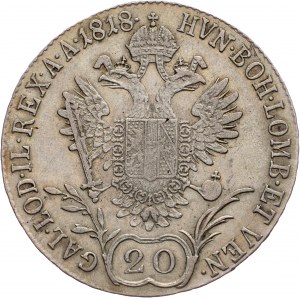 Franz I. (II.), 20 Kreuzer 1818, V