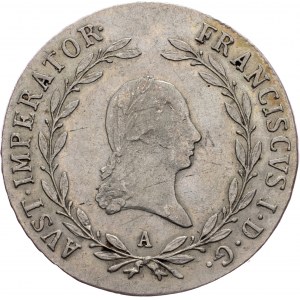 Franz I. (II.), 20 Kreuzer 1824, A