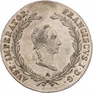 Franz I. (II.), 20 Kreuzer 1827, A