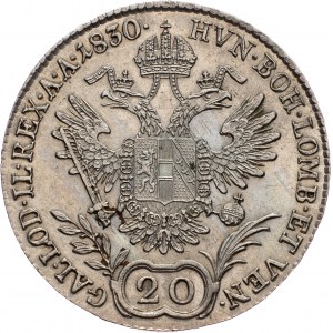 Franz I. (II.), 20 Kreuzer 1830, A