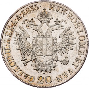 Franz I. (II.), 20 Kreuzer 1835, B