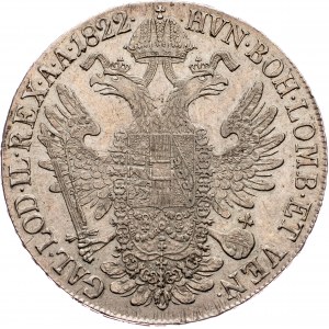 Franz I. (II.), 1 Thaler 1822, B, Kremnitz