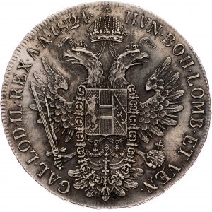 Franz I. (II.), 1 Thaler 1824, A, Vienna