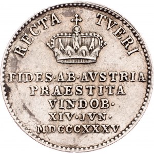 Ferdinand V., Jeton 1835