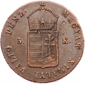 Revolution period, Három Krajczár 1849, NB, Nagybanya
