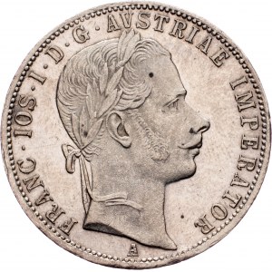 Franz Joseph I., 1 Gulden 1861, A, Vienna