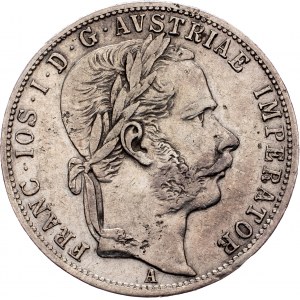 Franz Joseph I., 1 Gulden 1866, A, Vienna