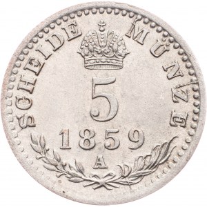 Franz Joseph I., 5 Kreuzer 1859, A, Vienna
