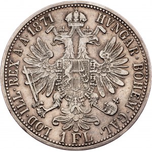 Franz Joseph I., 1 Gulden 1871, A, Vienna