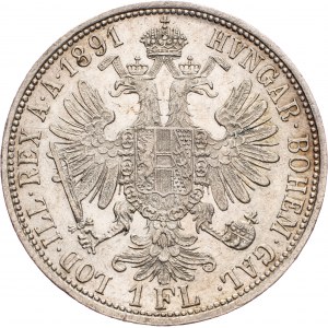 Franz Joseph I., 1 Gulden 1891, Vienna