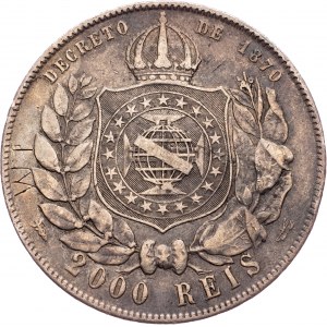 Peter II, 2000 Reis 1889