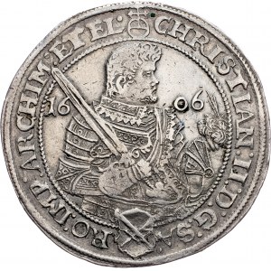 Christian II., 1 Thaler 1606, Dresden