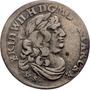 Brandenburg-Prussia, Frederick William, 6 Groschen 1682