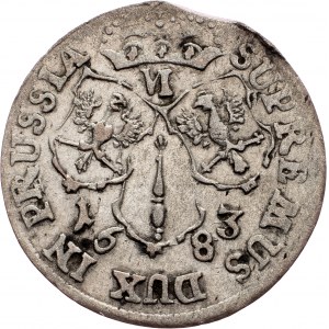 Brandenburg-Prussia, Frederick William, 6 Groschen 1683