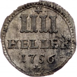 Hessen-Kassel, 4 Heller 1756